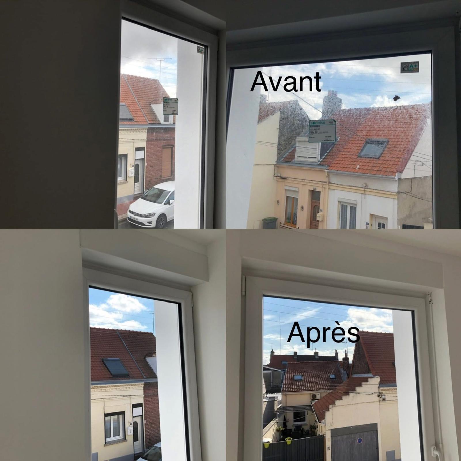 Vitres miroirs d'une tour moderne